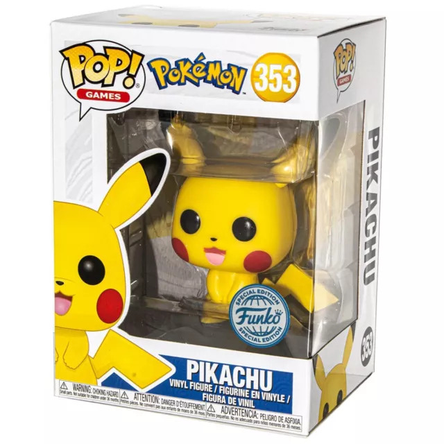 Funko Pop Jeux #353 Pokemon S1 Pikachu Neuf Édition Spéciale Vinyle Figure Boite