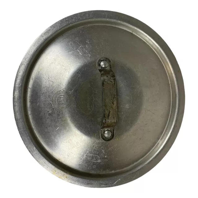 Vintage 10" Lid Only Toledo Ohio Commercial Aluminum Ware Replacement Pot Pan