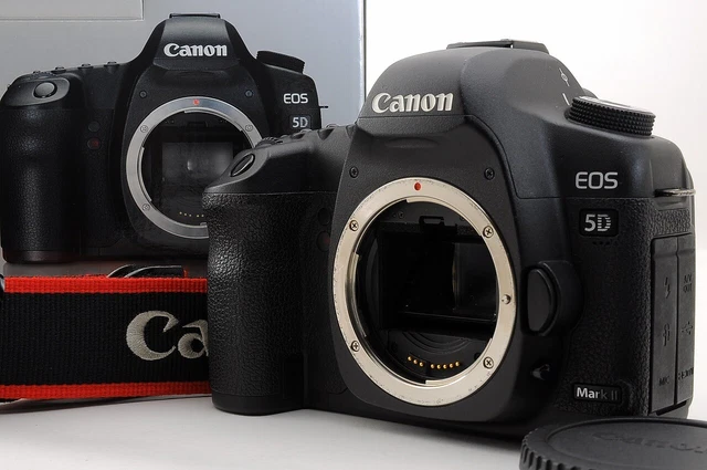 Near Mint in Box 37802shots Canon EOS 5D Mark II 21.1 MP Digital SLR Camera Body