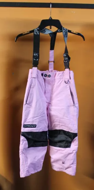 SPYDER BIB ski pants GIRLS SIZE LARGE PINK thinsulate $35.00 - PicClick