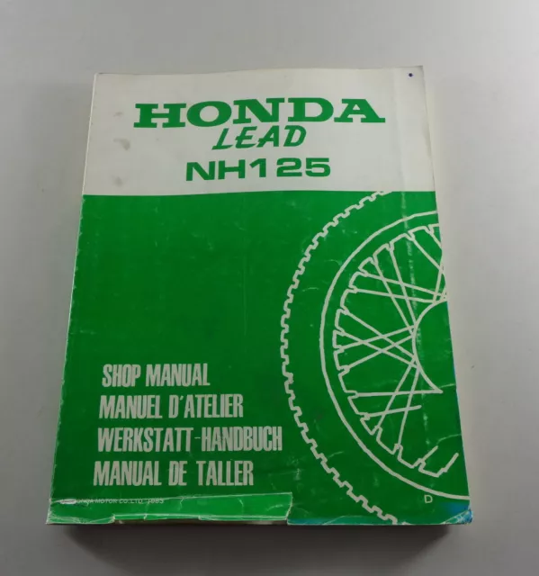 Manual de Taller Suplemento / Suplemento Honda Conducir Nh 125 Stand 1983