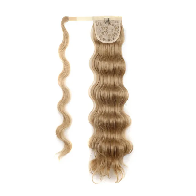 12 LONG CURLY ponytail with banana comb clip Soft Curls Lightweight  Hairpiece $19.99 - PicClick