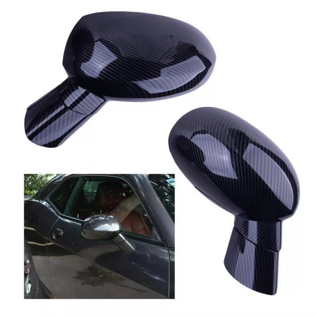 Carbon Fiber ABS Rear View Side Mirror Cover fit for Dodge Challenger 2009-2020