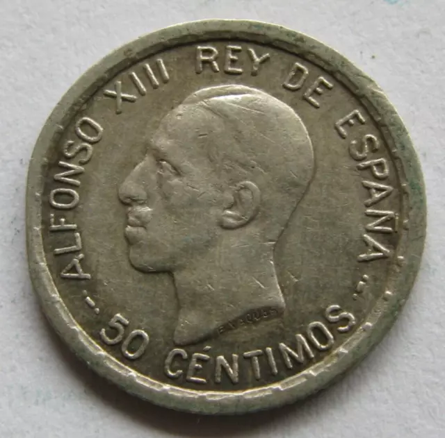 Zaldi2010 - Alfonso Xiii , 50 Centimos De 1926 . Plata