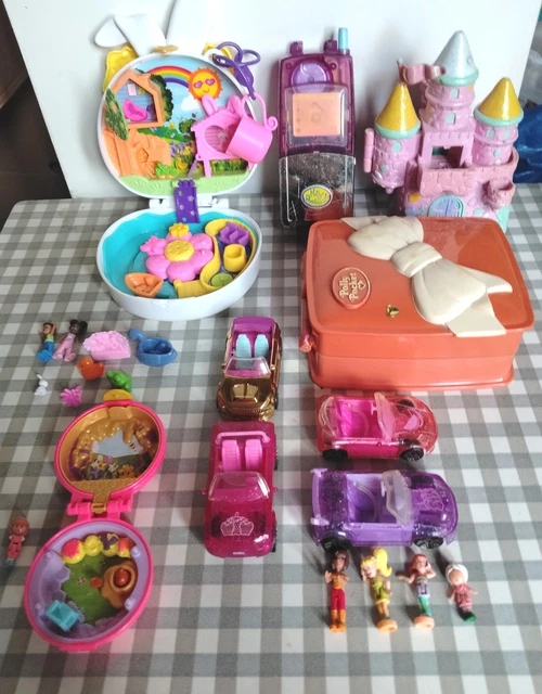 Vintage Des Années 90 Polly Pocket Jouet Magique Lumineux Mansion Et Location 164218128