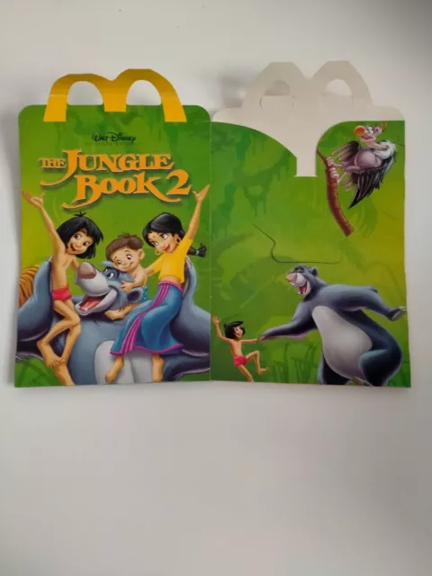 Jungle Book 2 MCDONALDS HAPPY MEAL BOX - Art - Toy Collectors Advertising Disney