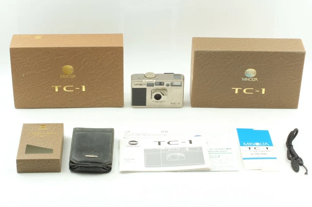 All Works  [ N.MINT Box ] Minolta TC-1 Point & Shoot 35mm Film Camera From Japan