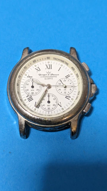 Montre Chronographe Yonger & Bresson Pour Homme - Occasion - À Voir En Photos