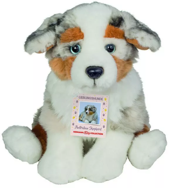 Australian Shepherd by Teddy Hermann - plush soft toy puppy dog - 22cm - 91935