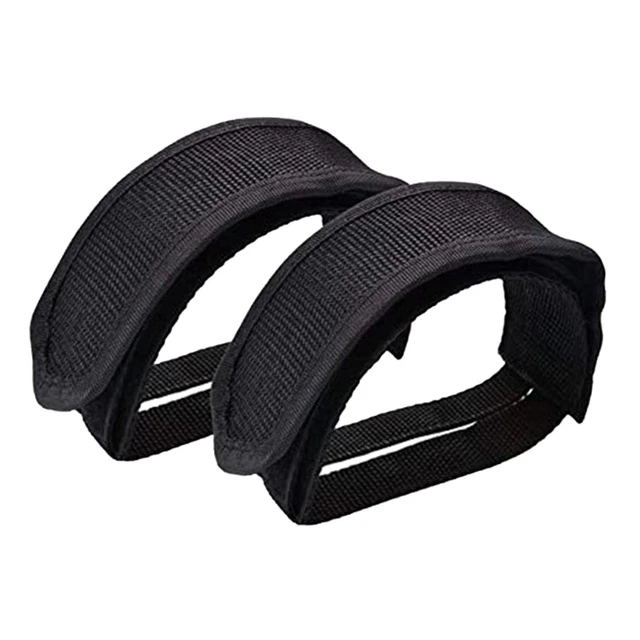 Sangles de Pédale de Vélo Ceinture Réglable Pinces D'orteil de Pédale