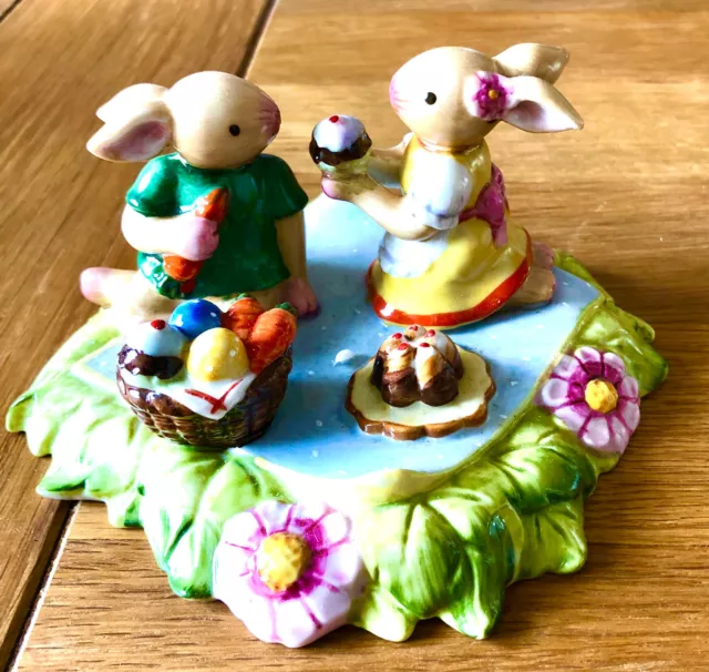 RAR -Villeroy & Boch Bunny Family Picknick neuwertig