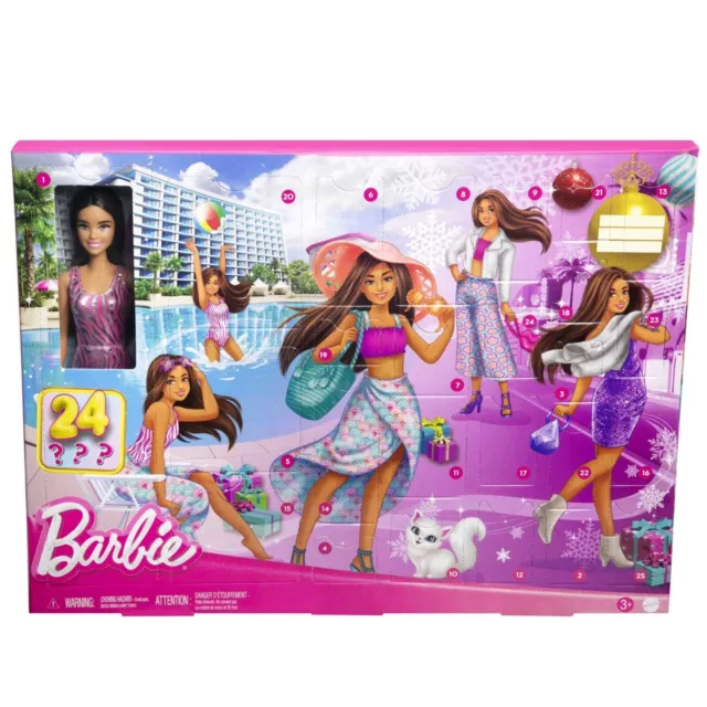 Barbie Advent Calendar with Doll & 24 Fairytale Fashions Surprises 2