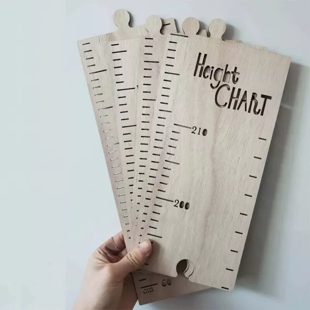 Nordic Wooden Kids Height Growth Chart Ruler Baby Children  Height Gauge