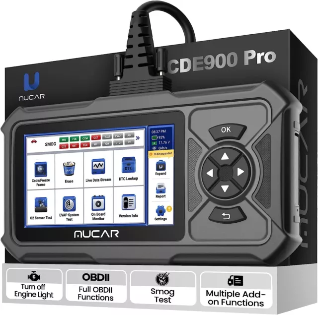 MUCAR CDE900 PRO Car Code Reader OBD2 Scanner Diagnostic Scan Tool All System