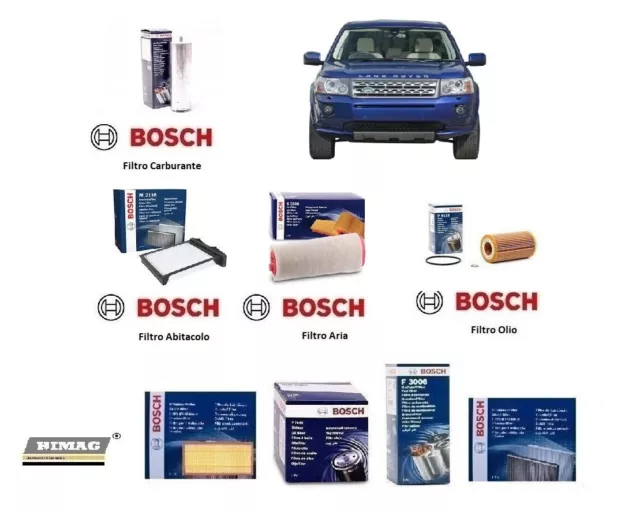 Kit de Filtres Entretien Bosch pour Land Rover Freelander I 2.0 Td4 4x4