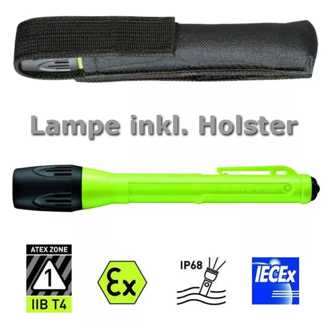 Taschenlampe Paralux Parat PX 2 LED mit Holster - Feuerwehr - Ex-Schutz