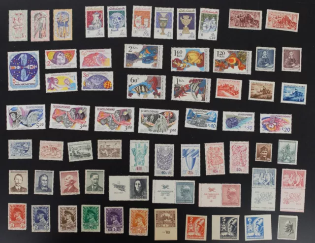 Czechoslovakia lot of VF MNH stamps (k416)