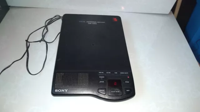 Sony Vintage Digital Telephone Answering Machine TAM-2000