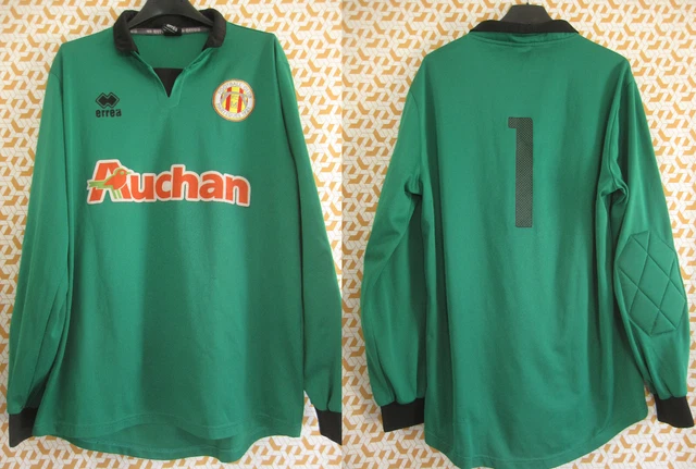 Maillot Vintage SCOR Leers Auchan Football Années 80, #13 Vert, Taille M