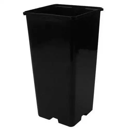 Pot carré noir de culture pour plantes CEP - 14,5x14,5x22cm (3L)