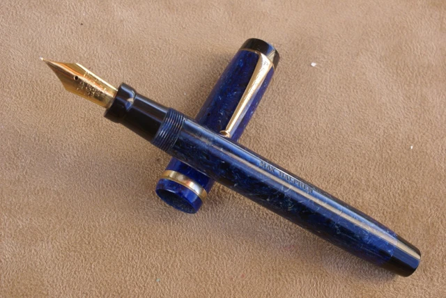 Stylo Plume Sheaffer Holly Christmas - Plume Losange Plaquée Or 23 Carats - Modèle Rare Et Prestigieux
