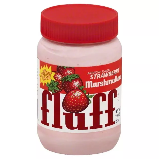 Durkee Marshmallow Fluff Strawberry 213g- USA Import MHD Sale 14.02.24