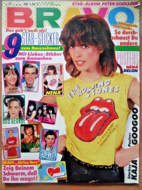 BRAVO 17- 1983 Nena Boy George Denver Sophie Marceau Kajas Delon Jacko Kim Wilde