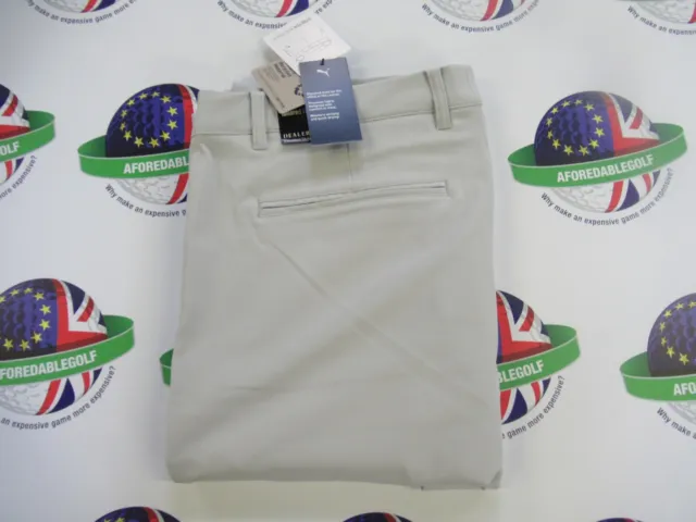 puma dealer tailored golf trousers ash grey waist 38" x leg 30"