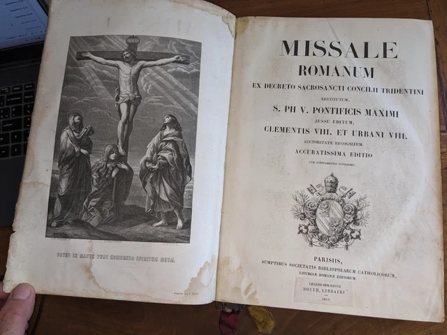 Missel De Tours Ancien En Latin - Édition 1784, Livre Religieux Du XVIIIe Siècle