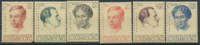 Luxembourg 1939 Yvert Tellier No 324/29 20 Anniv. Reign Duchess Charlotte