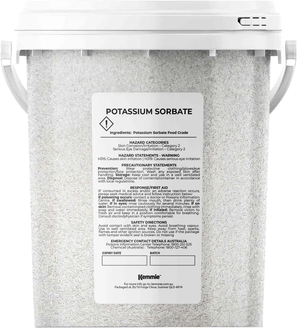 500G Potassium Sorbate Granules Food Grade Preservative Cosmetics Brew Skin E202