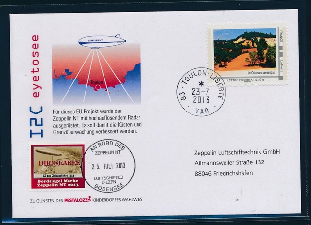 121a1) Zeppelin NT, Radar Projekt Frankreich 2013 Mke Le Colorado