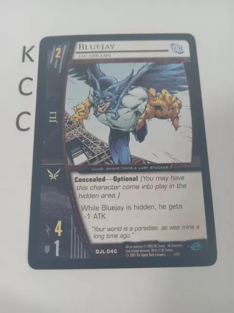 VS. System TCG DC DJL-040 Bluejay Jay Abrams