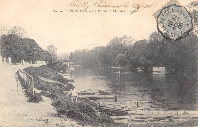 Cpa 94 Le Perreux / La Marne Et Ile Des Loups