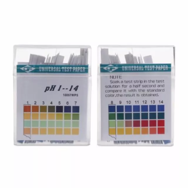 100x pH Indikatorpapier Health Tester Teststreifen Wasser Alkalinität Säure Test