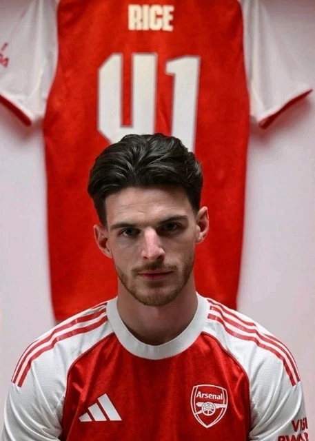 SoccerStarz Arsenal Declan Rice Home Kit (Classic Kit