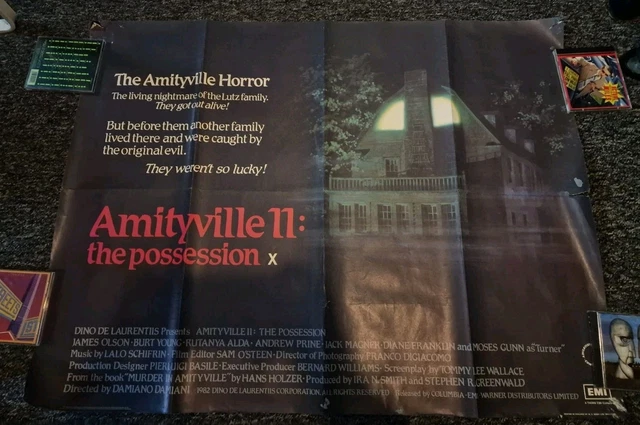 AMITYVILLE 2 THE Possession Original Uk Quad Film Poster 1983 208 68 AMITYVILLE 2 THE Possession Original Uk Quad Film Poster 1983 208 68