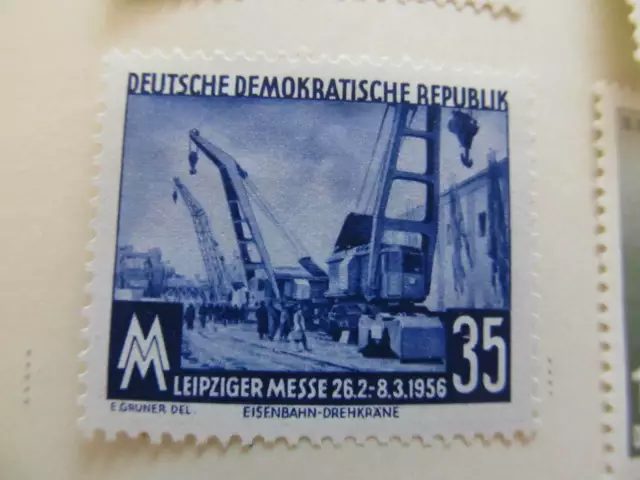 DDR Germany Democratic Republic 1956 35pf fine mh* stamp A11P8F204