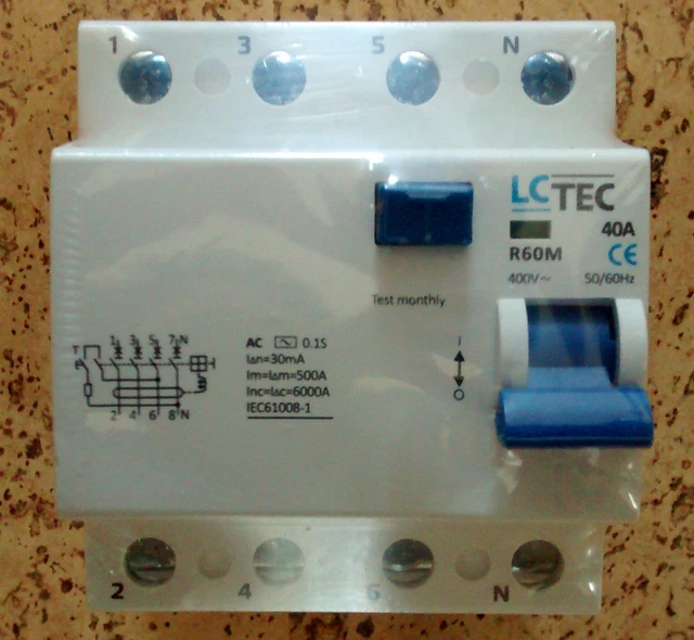 Interruttore Differenziale Industriale Superimmunizzato 4P 30mA 25-40A - Foto 9