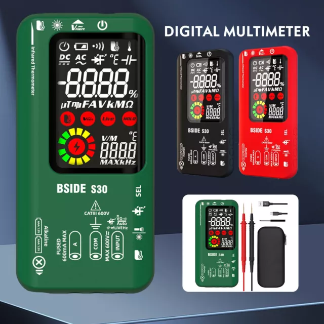 S30 S30X Digital Multimeter DC AC Voltage Current Ohm Resistance Tester Tools