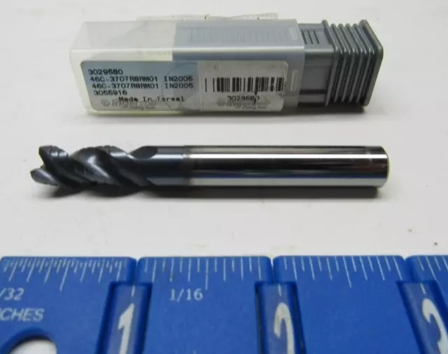 Ingersoll 3/8" 3-Flute Solid Carbide Tialn Coated Roughing End Mill