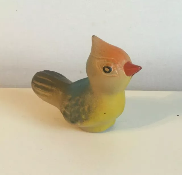 Vintage Soviet Old Collection Rubber Toy USSR 1950s-1960s Russian Antique Bird