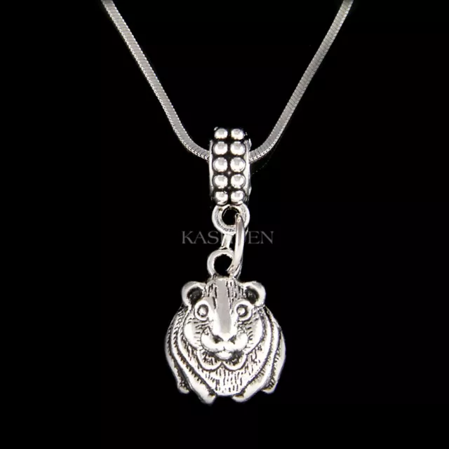 Guinée Cochon Animal de Compagnie Bijoux Collier Souvenir Mémoire Noël Cadeau