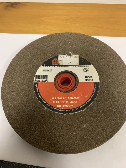 New CGW 6 X 3/4” X  1” Grinding Wheel, 35011, Aluminum Oxide