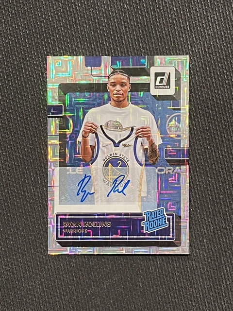 RYAN ROLLINS 2022-23 Donruss CHOICE INFINITE RATED ROOKIE SIGNATURES AUTOGRAPH