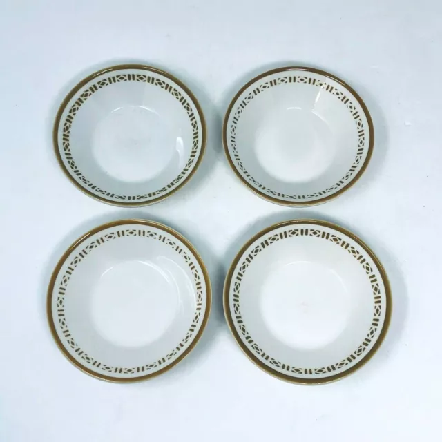 Syracuse Syralite China Dessert Sauce Bowls Set of 4