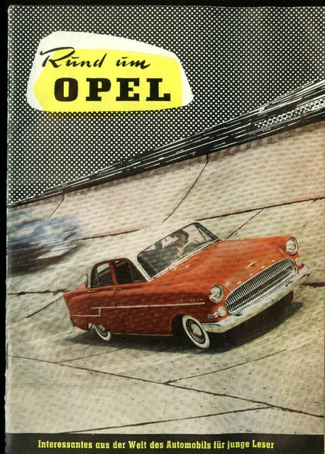 Rund um Opel: German brochure for Young Readers 1956 Soapbox Derby