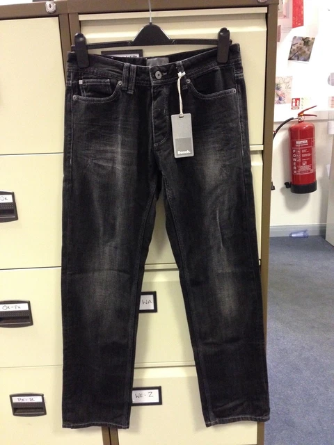 BENCH CHORD Mens Jeans Black PicClick UK