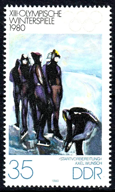 2481 postfrisch DDR Briefmarke Stamp East Germany GDR Year Jahrgang 1980