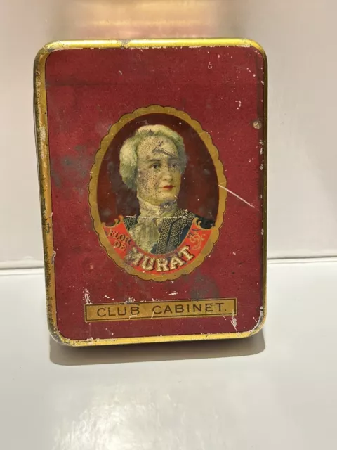 CLUB CABINET, Flor De Murat Vintage Empty Tobacco Tin